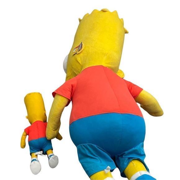 Bundle of Life Size & Mini Arcade Bart Simpson Collectors Plush (43-46” ) - Picture 8 of 10